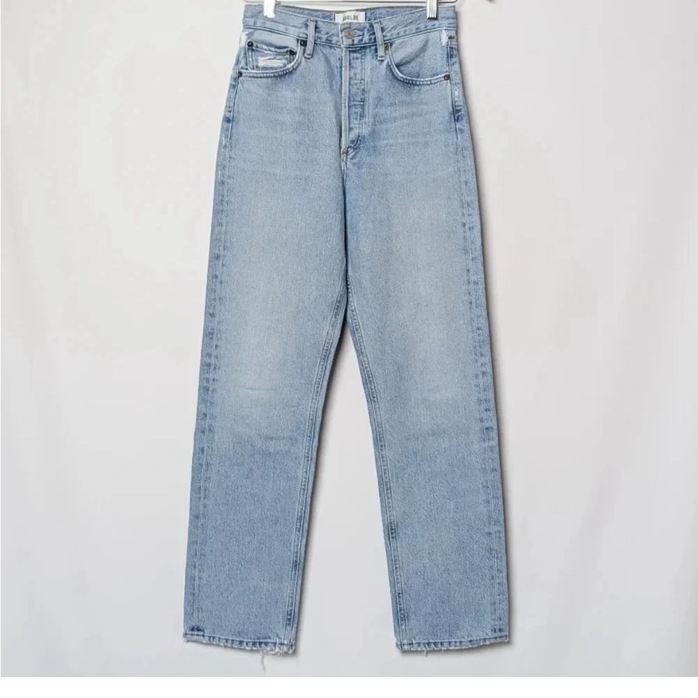 AGOLDE 90's Jeans Light Wash Straight
Leg Jean Snapshot 90s 23 - Picture 1 of 5
